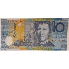 AUSTRALIA 1994 . TEN 10 DOLLAR BANKNOTE . EVANS/FRSER
